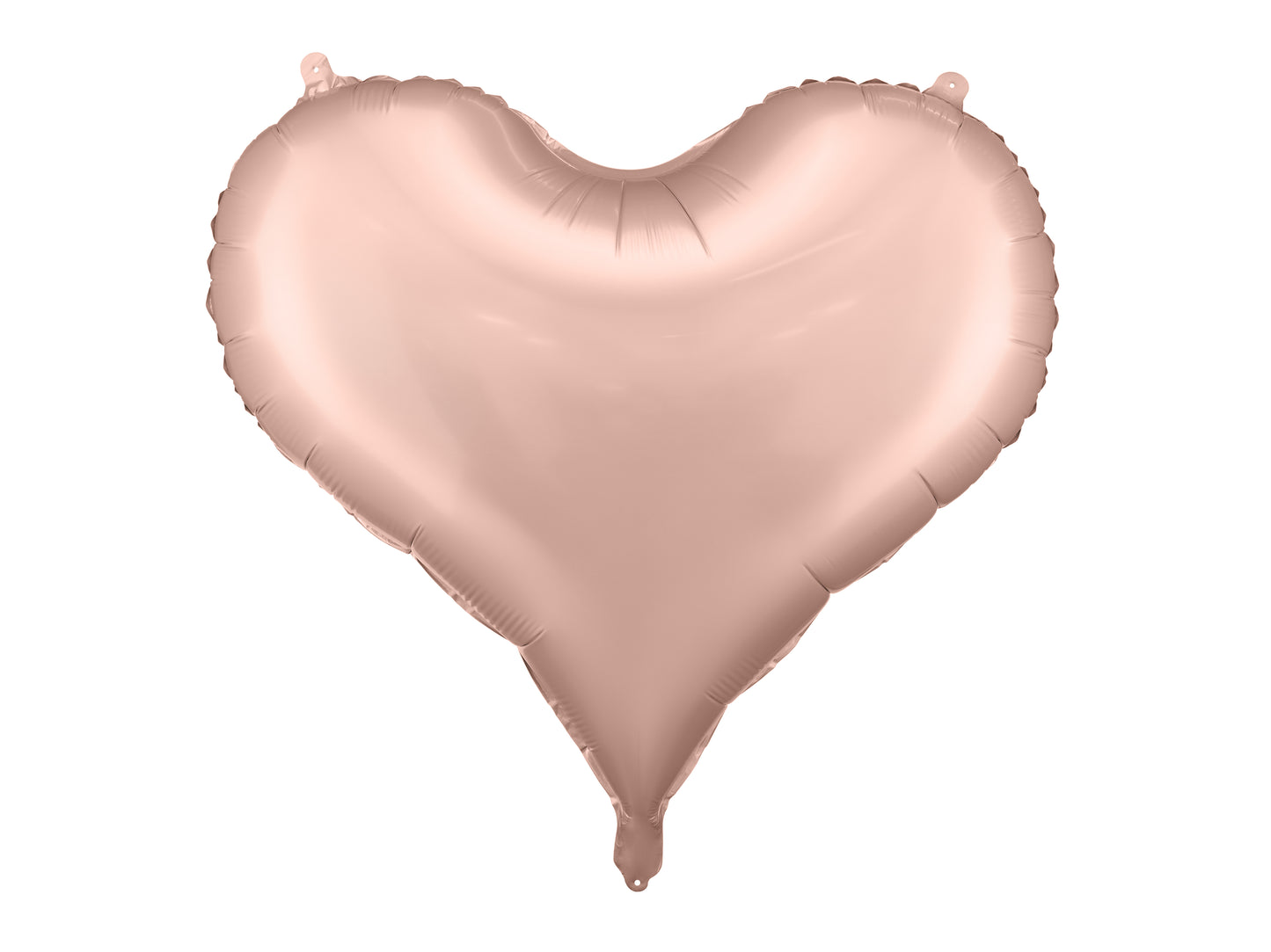 Rosaguld hjerte folie ballon 75x64,5
