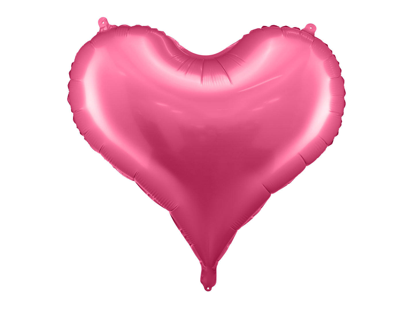Pink hjerte folie ballon 75x64,5 cm