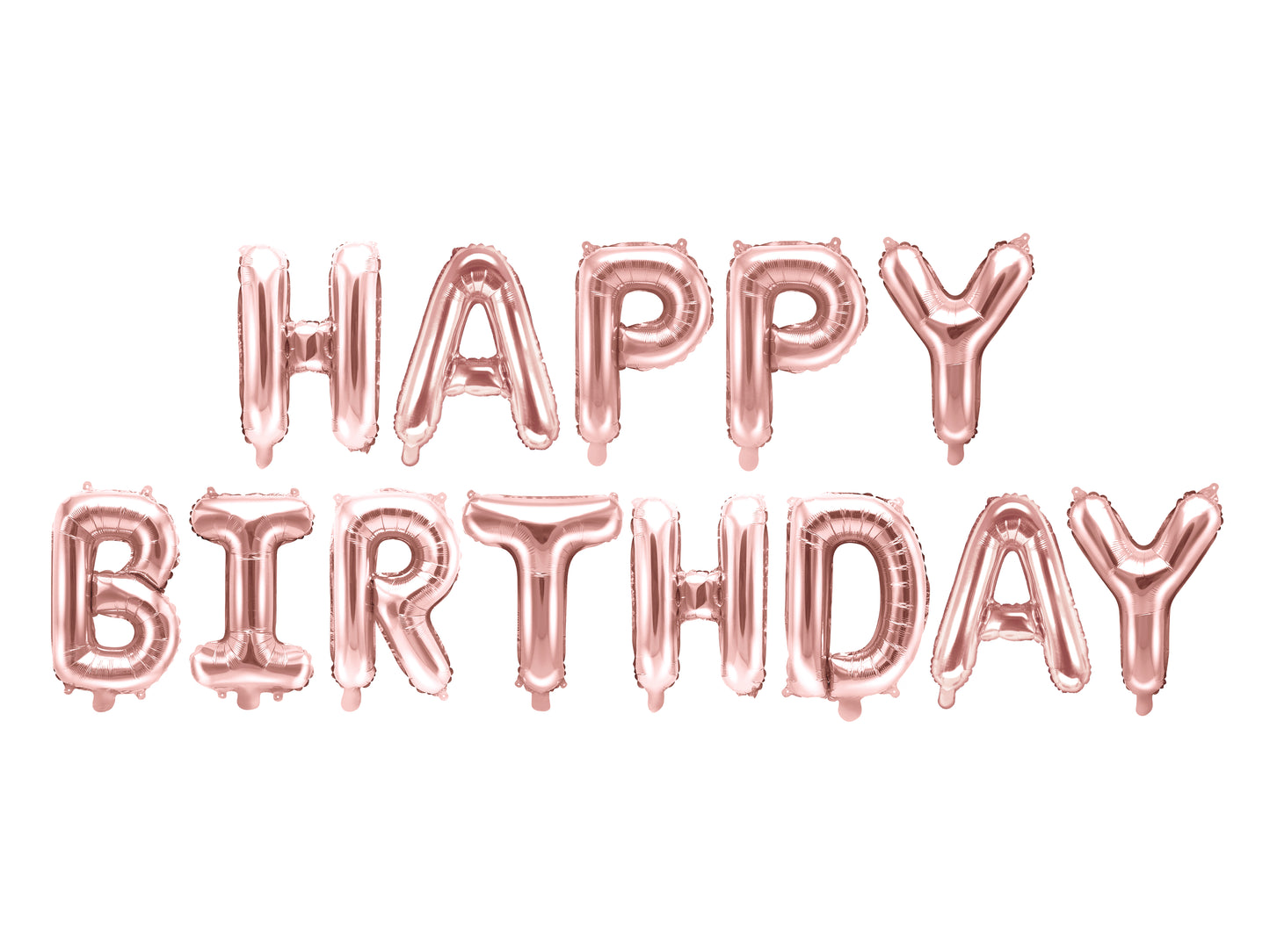 Happy birthday ballonguirlande