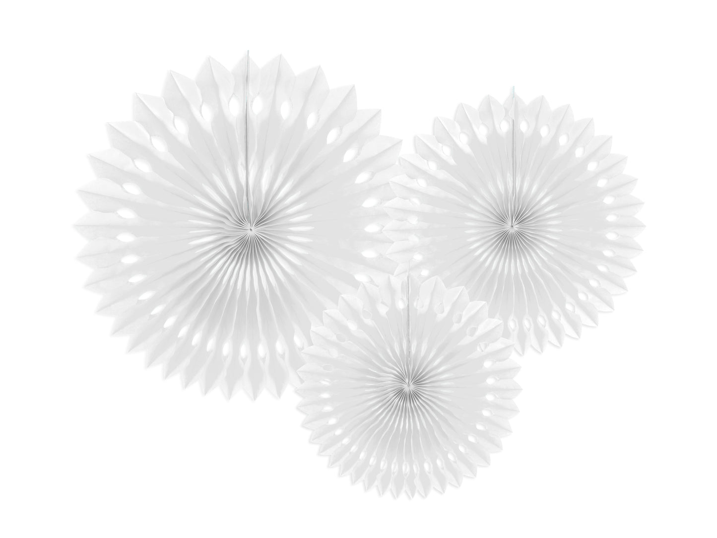 Vifter sæt hvid 20-30 cm 3 stk