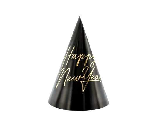 Fest hat happy new year 16 cm 6 stk