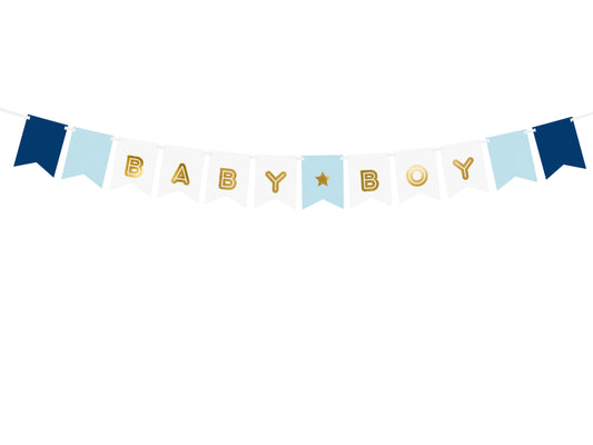 Baby boy banner