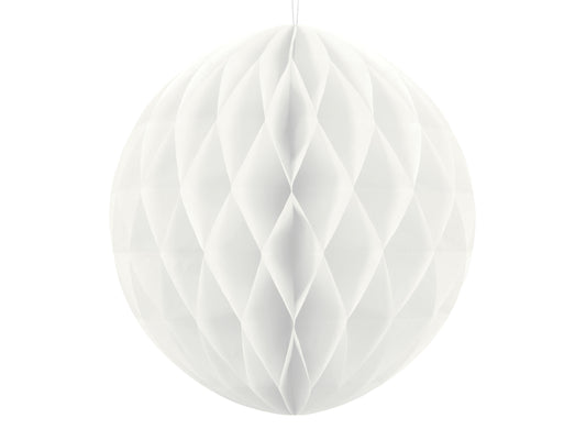 Papirkugle hvid 30 cm