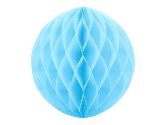 Papirkugle blå 30 cm