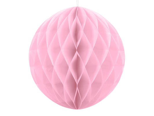 Papirkugle lyserød 30 cm